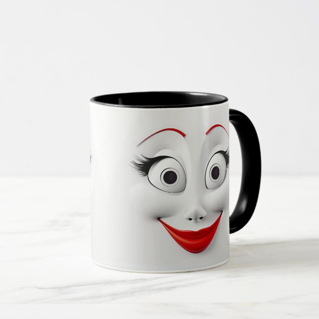 Caneca Enganada Engraçado pela Mulher Sarcástica (Frente Esquerda)