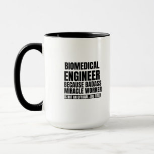 Caneca Engenheiro biomédico porque trabalhador milagroso