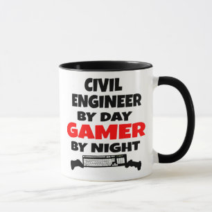 Caneca Engenheiro Civil Adora Jogar Videos games