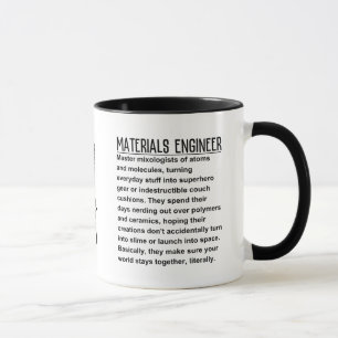 Caneca Engenheiro de materiais