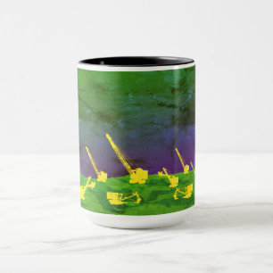 Caneca Engenheiro de operação da grua e pá do Noroeste