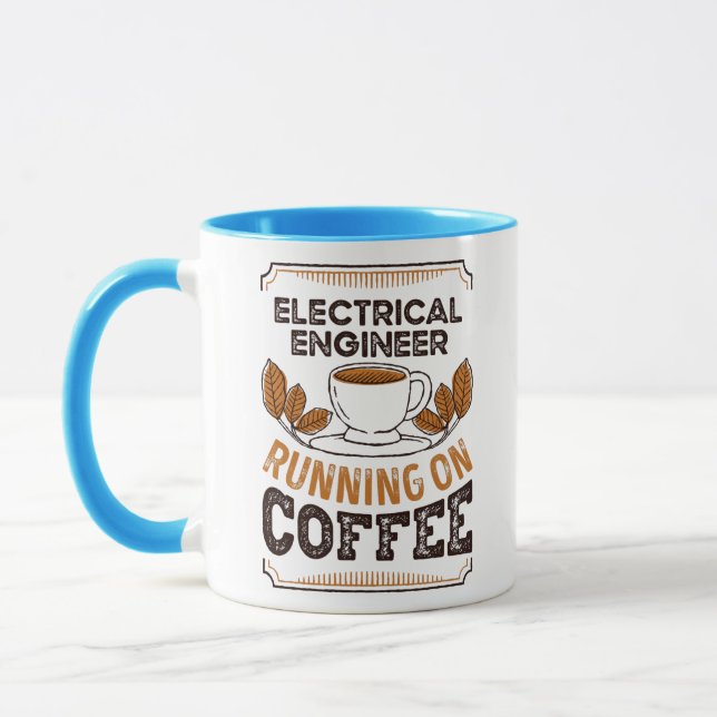Caneca Engenheiro elétrico rodando em café Gif (Esquerda)