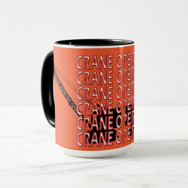 CANECA ENGENHEIRO OPERADOR CRANE MUG OPERADOR (Frente Esquerda)