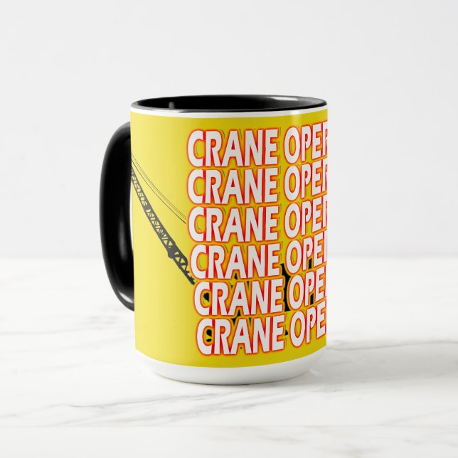 CANECA ENGENHEIRO OPERADOR CRANE MUG OPERADOR (Frente Esquerda)