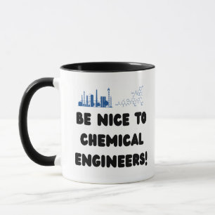 Caneca Engenheiro Químico Divertido — Seja Legal com o Ch