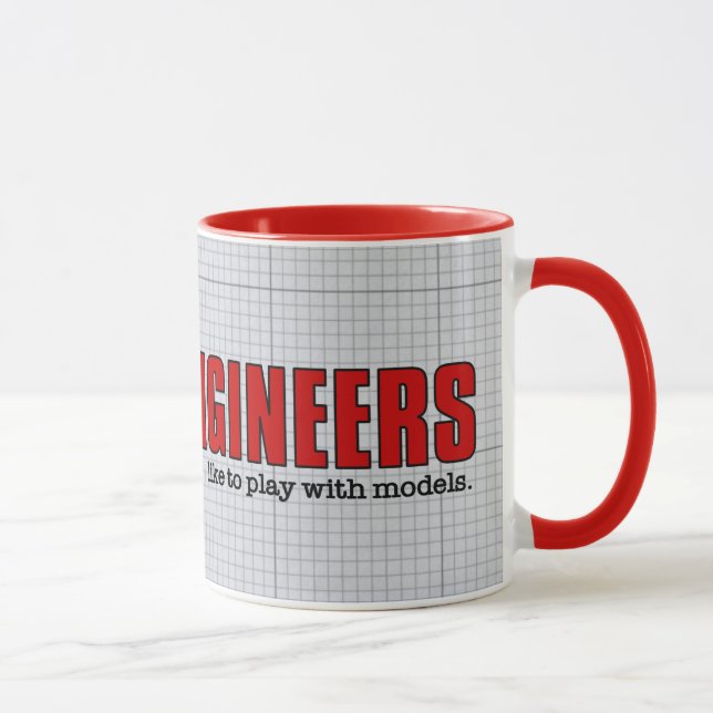Caneca Engenheiros design gostam de jogar com modelos eng (Direita)
