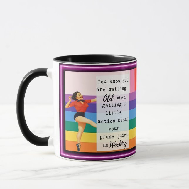 Caneca Engraçada Café Presente Melhor Amiga "Ameix (Esquerda)
