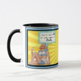 Caneca Engraçada Café Presente Melhor Amiga "Onda 