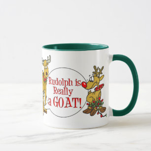 Caneca Engraçada Cama de Natal