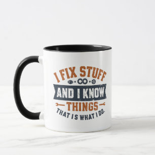 Caneca Engraçada Camisa De Cota De Trabalho - Conserte Co