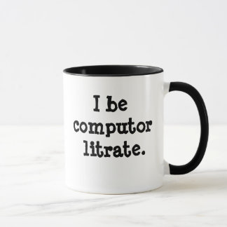 Caneca Engraçada Citação de Tecnologia de TI e literatura
