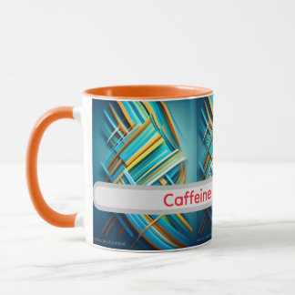 caneca engraçada com design abstrato para namorada