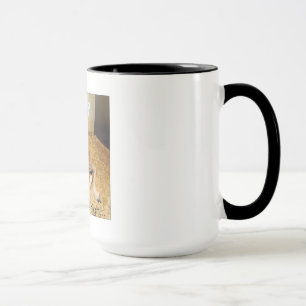 Caneca engraçada com girafa