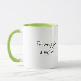 Caneca Engraçada Cotação Trendy Gift Café Mug Mojito Verd