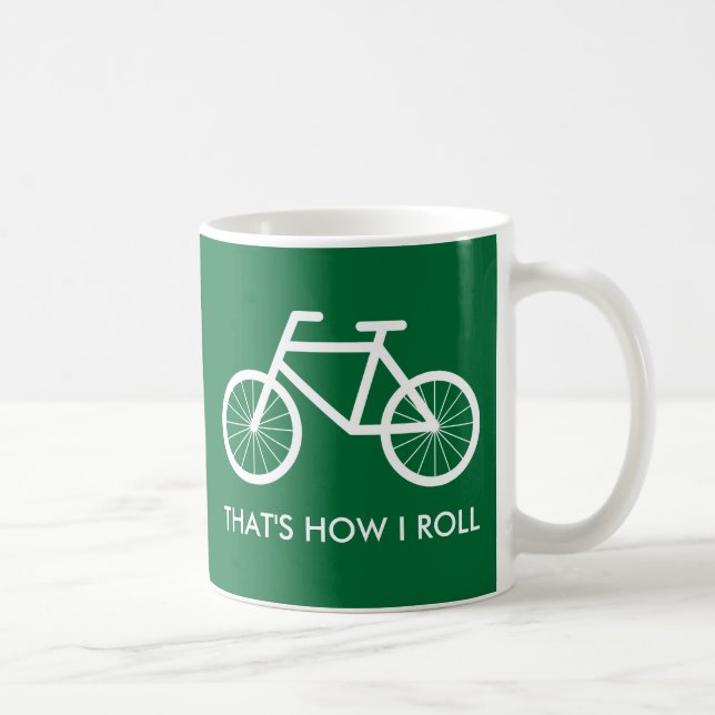 Caneca engraçada da bicicleta para entusiastas da (Direita)