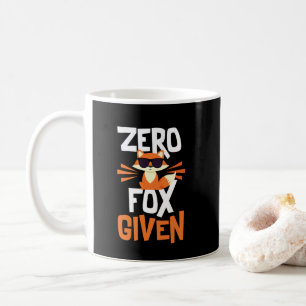 Caneca engraçada dada Fox zero das citações