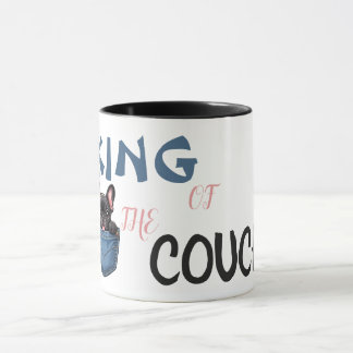 Caneca Engraçada de Amante de Cachorro Bulldog Fra