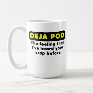 Caneca engraçada de Deja Poo