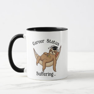 Caneca Engraçada de Formatura - Status da Carreira