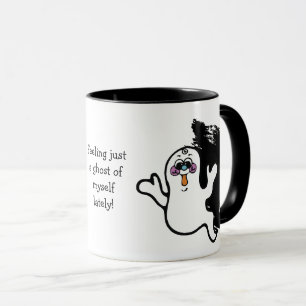 Caneca Engraçada do Fantasma de Halloween de Mim M