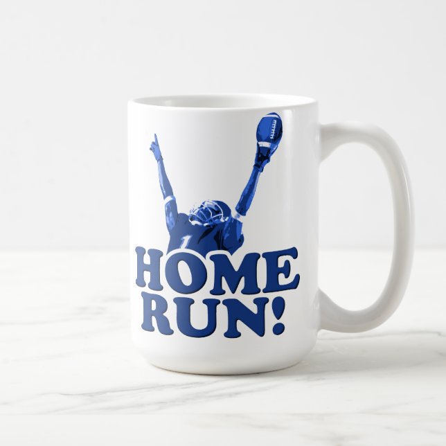 Caneca engraçada do home run (Direita)