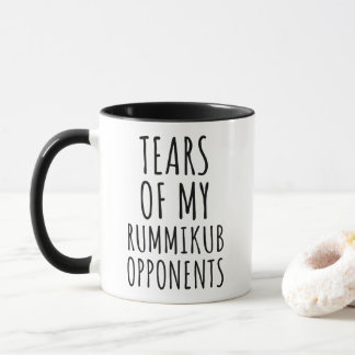 Caneca engraçada do jogo de tabuleiro Rummikub Pre