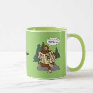 Caneca engraçada dos desenhos animados de Bigfoot