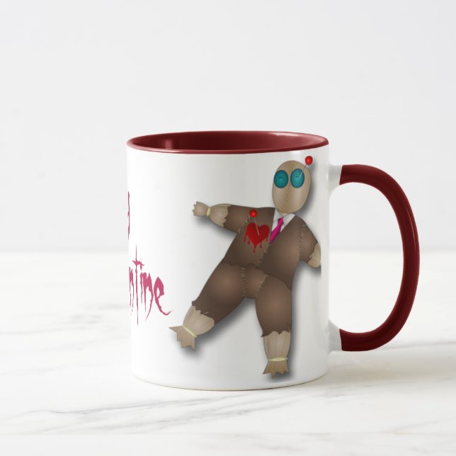 Caneca engraçada dos namorados do amor do Voodoo (Direita)