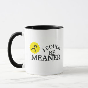 Caneca Engraçada 'Eu Poderia Ser Mais Má'