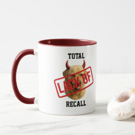 Caneca engraçada 'Falta de Memória' do Labrador Am