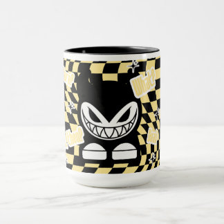 Caneca Engraçada Inspirada em Labubou Amarelo | Bo