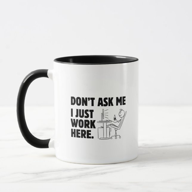 Caneca Engraçada para Colega de Trabalho, Presente (Esquerda)