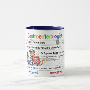 Caneca engraçada para gastroenterologista