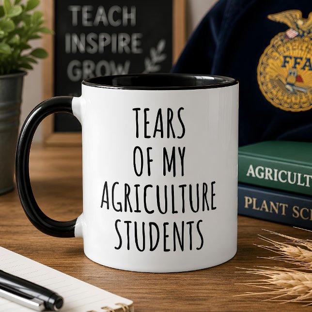 Caneca engraçada para professor de agricultura Pre (Criador carregado)