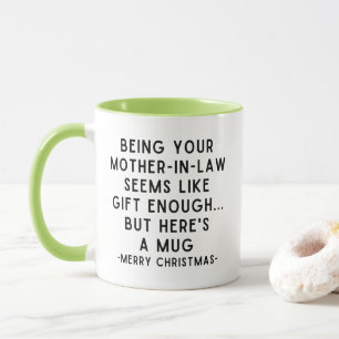 Caneca Engraçada para Sogra Presente de Natal para