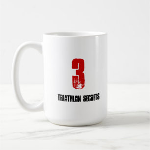 Caneca engraçada para Triathlete - 3 segredos do