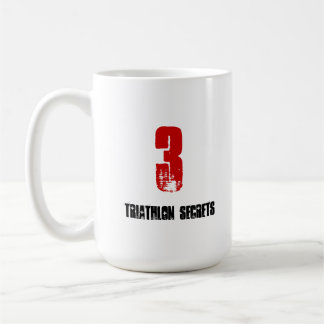 Caneca engraçada para Triathlete - 3 segredos do