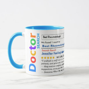 Caneca Engraçada Personalizada Melhor Reumatologis