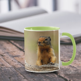 Caneca Engraçada Saucy Columbian Ground Squirrel
