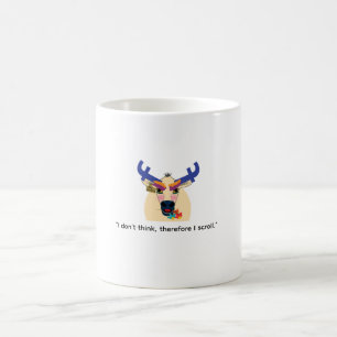 Caneca engraçada sobre mídias sociais, canecas eng