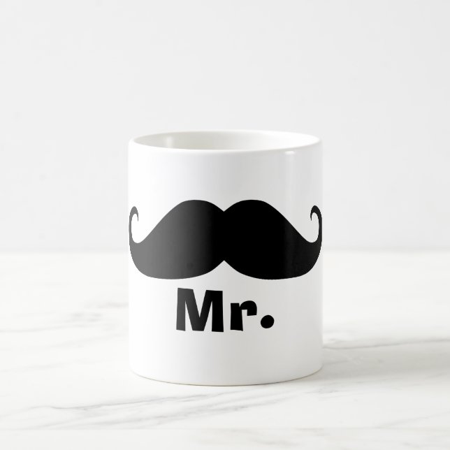 caneca engraçada x2 ajustado, Sr. & Sra. do casal (Centro)