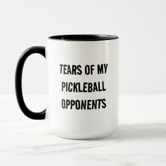 Caneca Engraçadas lágrimas da minha tipografia dos oposit
