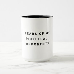 Caneca Engraçadas lágrimas da minha tipografia dos oposit