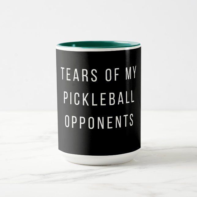 Caneca Engraçadas lágrimas da minha tipografia dos oposit (Centro)