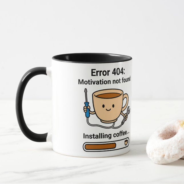 Caneca Engraçado  (Com Donut)