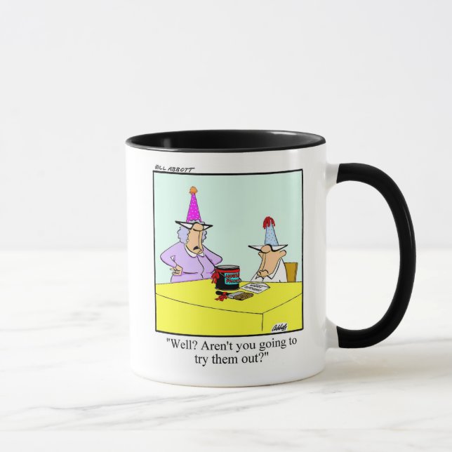 Caneca Engraçado Aniversário Humor Mug Para Ele (Direita)