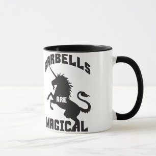 Caneca Engraçado Barbell Levantando Giro Humor