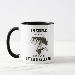 Caneca Engraçado Bass De Boca-Larga Pesca Engraçado Citaç