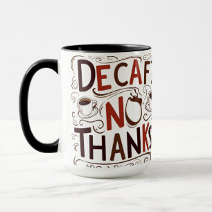 Caneca Engraçado Café Lover Mug Combo Mug de 15oz