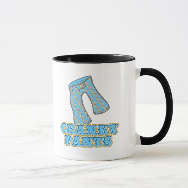 Caneca Engraçado Calças Engraçadas Design (Direita)